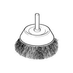 75 mm dia. Shaft Mounted Cup Brush