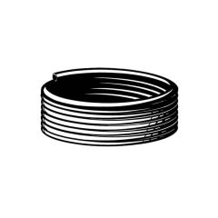 LPG Low Pressure Hose - 8mm Bore, 14mm o.d. 3m Coil