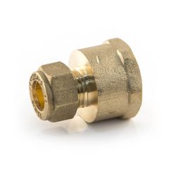 Compression Straight Adaptor - 8mm x 1/4"