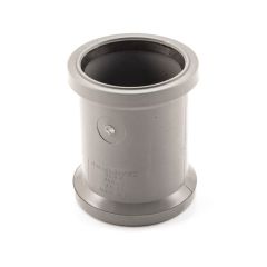 Soil & Vent Double Socket - 82mm Grey