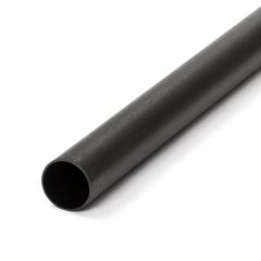 Soil & Vent Plain End Pipe - 82mm x 3m Black