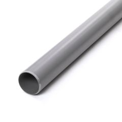 Soil & Drain Plain End Pipe - 82mm x 3m Grey