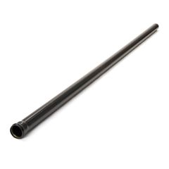 Soil Pipe Single Socket - 82mm x 3m Black