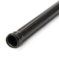 Soil Pipe Single Socket - 82mm x 3m Black