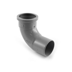 Single Socket Bend Soil & Vent Elbow - 82mm x 92.1/2°