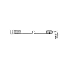 Biofuel Flexible Oil Line - 3/8" F x 1/4" M, 890mm