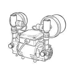 Grundfos STR2-1.5 CN Twin Regen. Shower Pump 1.5 bar