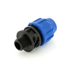 Above and Below Ground MDPE Adaptor - 20mm Comp. x 1/2" BSP TM