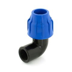 Above and Below Ground MDPE Elbow - 20mm Comp. x 1/2" BSP F