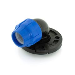 Above and Below Ground MDPE Elbow Flange Adaptor - 63mm x 2"