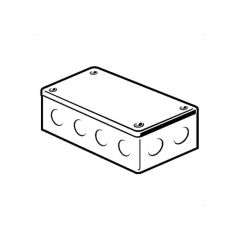 Adaptable Box - 6" x 3" x 3", Galvanised Steel