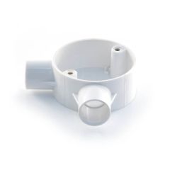 PVC Conduit Angle Box White - 20mm