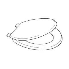 Aqua Toilet Seat - White
