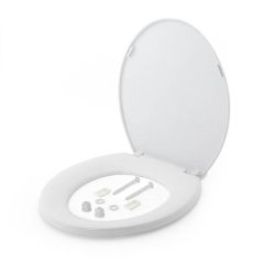 Aqua Toilet Seat - White