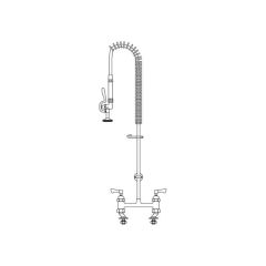 Aquajet Lever Handle Pre Rinse Spray - 1050mm