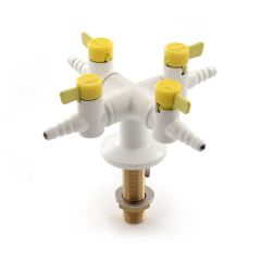 Arboles 4 Way Bench Cock Tap - 90° Valves