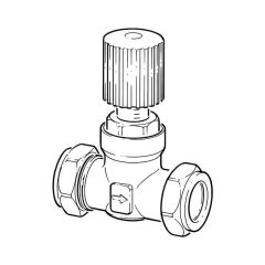 Automatic By-Pass Differential Valve - 22mm Straight