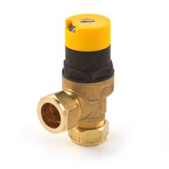 Automatic By-Pass Differential Valve - 22mm Angled