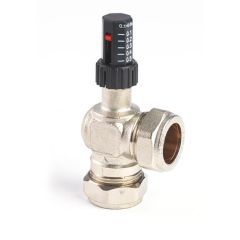 Automatic By-Pass Differential Valve - 22mm Angled