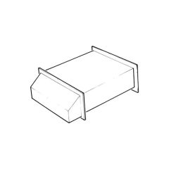 B101X1213A Ventilator - Terracotta/White