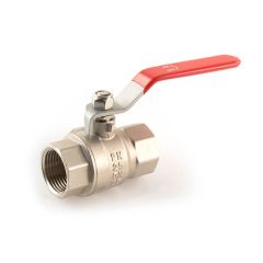 Ball Valve - 1.1/2" BSP PF Red Lever Handle