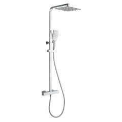 Bar Shower Kit - Rectangular Handset, Square Soaker