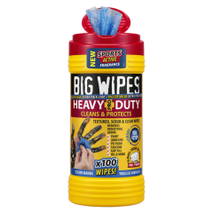 Big Wipes Heavy-Duty Pro+ Wipes - Tub of 100