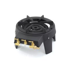  Single Pot Triple Burner - Cast Iron