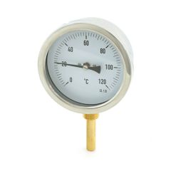 Bottom Entry Temperature Gauge - 100mm