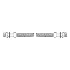 Braided Stainless Steel Flexible Hose - 1/2" x 1200mm