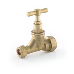 Brass Stop Cock - 22 x 15mm