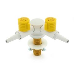 Broen-Lab 2 Way Bench Cock Tap - 90° Valves