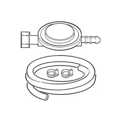 Butane Standard Regulator with 1m Hose Kit