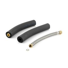 Caleffi Pre Insulated Heat Pump Hoses - 1" BSP F Sw x 28mm Comp x 750mm Pair