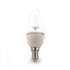 LED Candle Bulb - 5W SES Clear, 420 lm