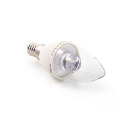 LED Candle Bulb - 5W SES Clear, 420 lm