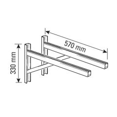 ICID Plus Cantilever Support - Per Pair