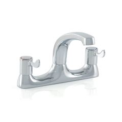 Emilia Quarter Turn Lever Handle Sink Mixer Tap