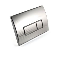 Caspia Dual Flush Plate - Chrome