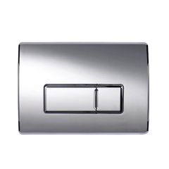 Macdee Caspia Dual Flush Plate - Chrome