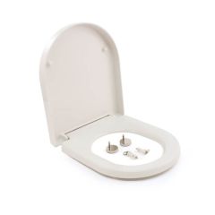 Celmac Disco Toilet Seat - White