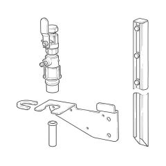 Clesse LPG Meter Box Stake Mounting Kit