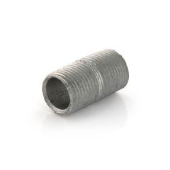 Close Taper Nipple Mild Steel - 1" Galvanised