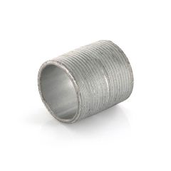 Close Taper Nipple Mild Steel - 1.1/4" Galvanised