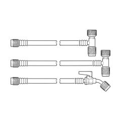 Colour Coded Charging Lines/Hoses - 1/4" x 5/16" x 72" Long