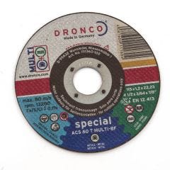 Combi Disc - 125 dia. x 1.2 mm x 22.2 mm Bore - 12200 R.P.M.