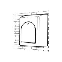 Commercial/Industrial Gas Meter Housing - H 850 x W 700 x D 360 mm