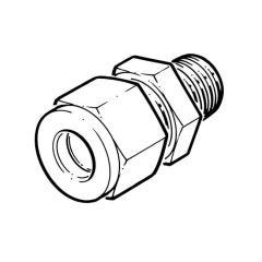 Compression Straight Adaptor - 1/2" x 1/2" BSP TM