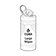 CURA Large Hand Cleaning Wipes