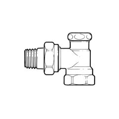 Danfoss RLV-S15 Threaded Lockshield Valve 1/2" BSP F